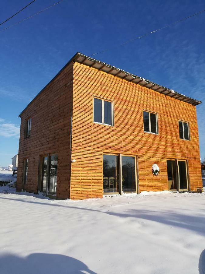 Maison Ecologique En Paille La Chapelle-Enchérie Eksteriør bilde