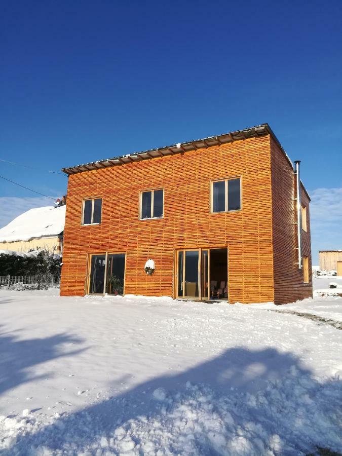 Maison Ecologique En Paille La Chapelle-Enchérie Eksteriør bilde